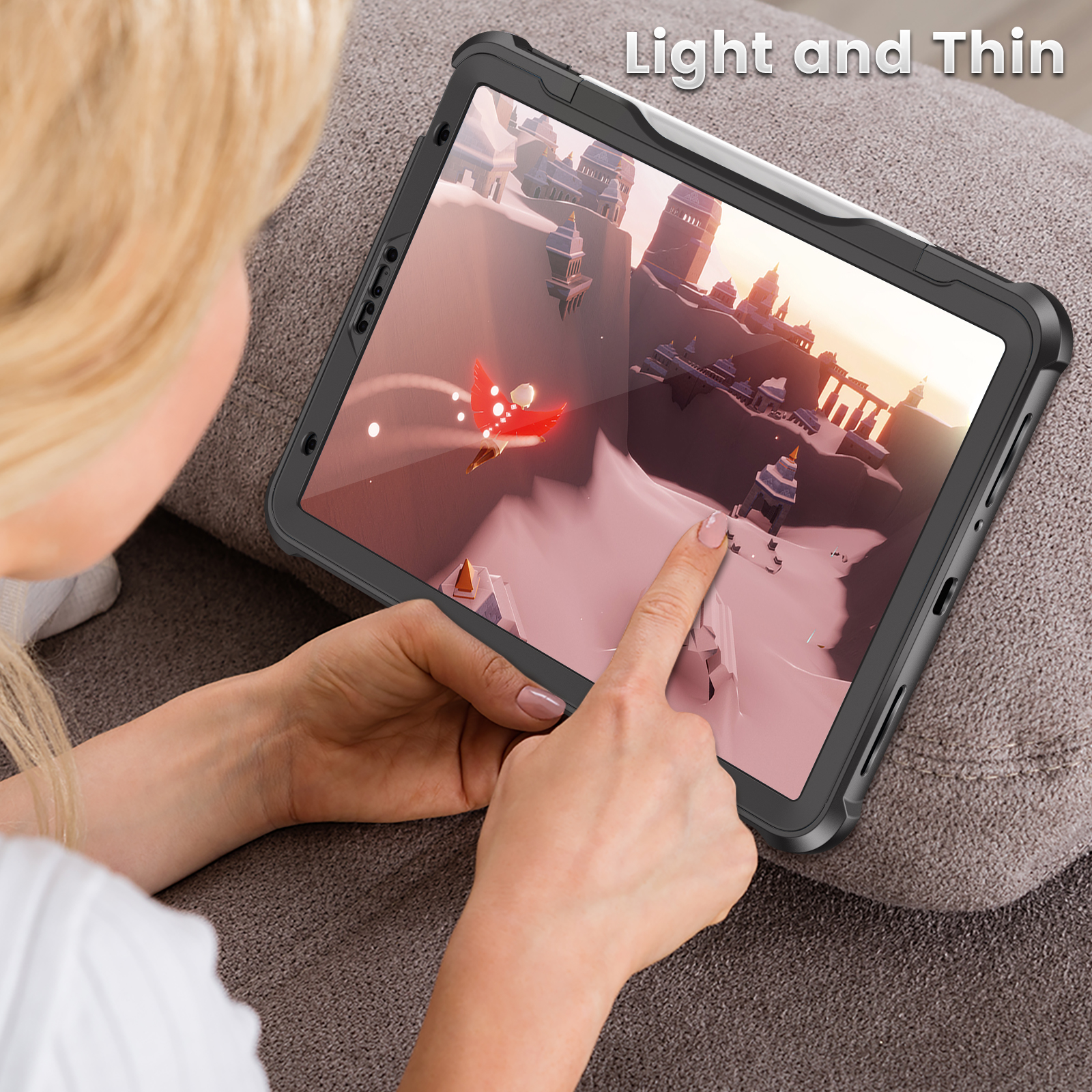 NEW Kickstand TPU rugged case for iPad 10.9 " 2021/2020 / for iPad pro11 2022with Screen Protector